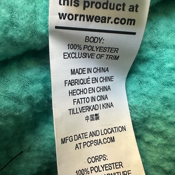 Patagonia Teal Fleece Cap - Picture 6 of 8